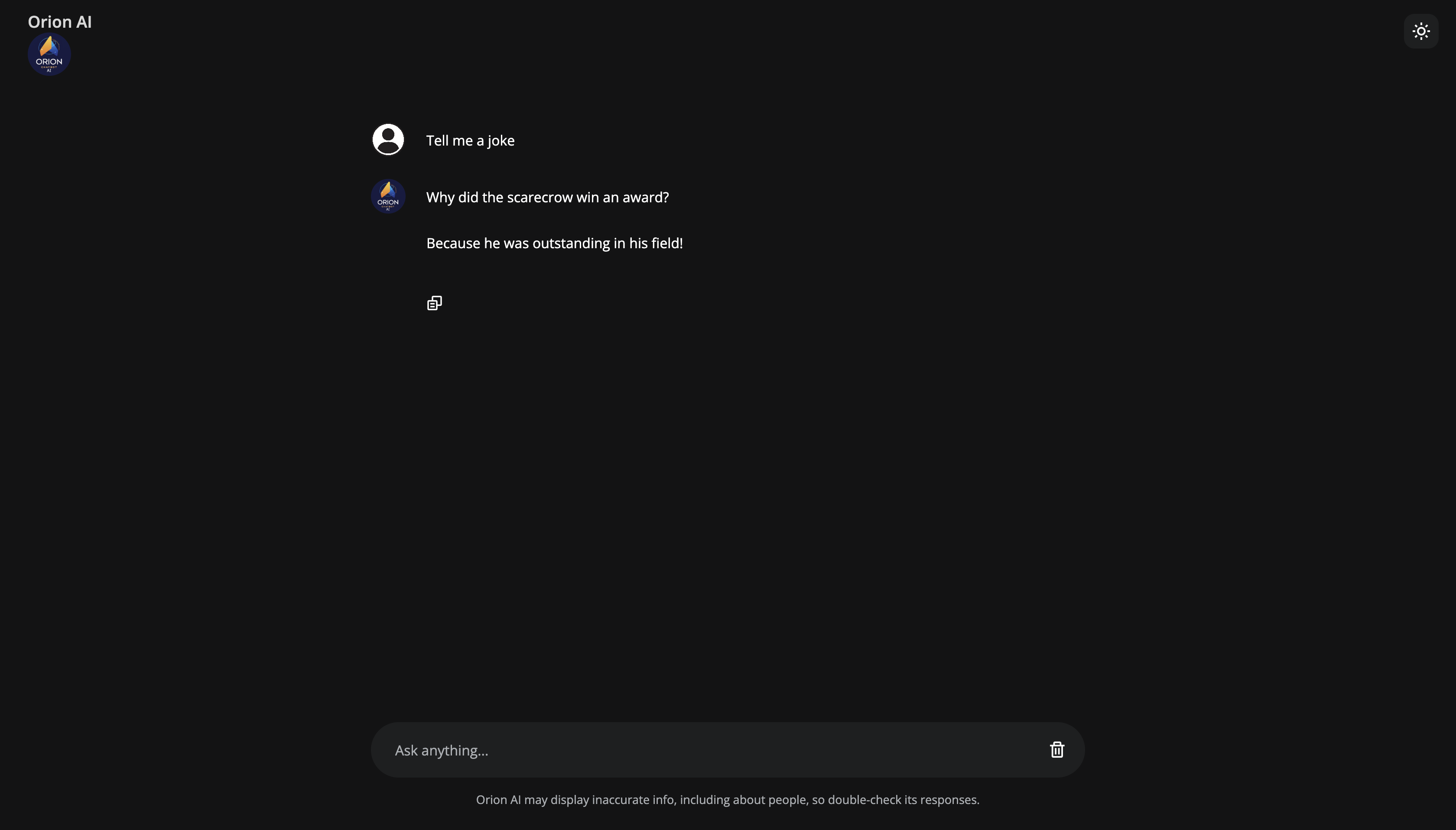 Orion AI | Home